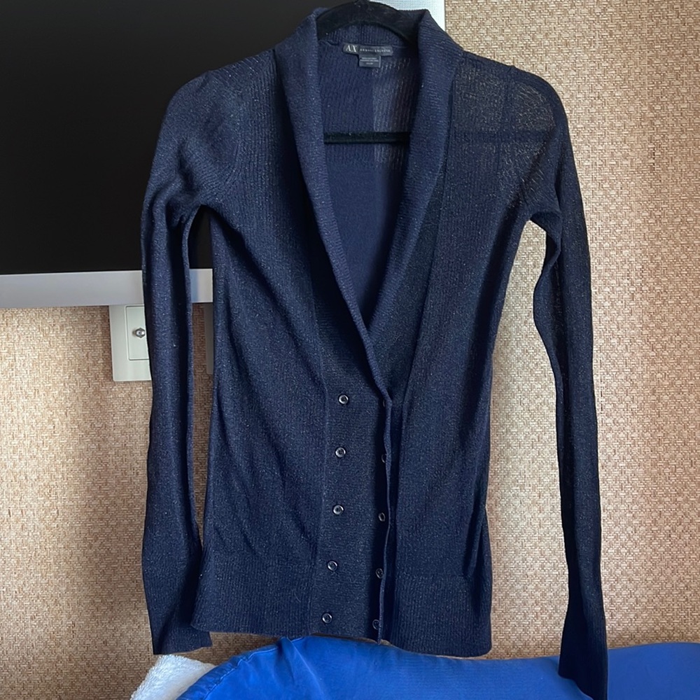 Armani exchange sheer top